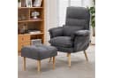 HAUSS SPOLE Relaxsessel mit Fußhocker Grau 5-fach verstellbar Bild 2