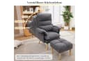 HAUSS SPOLE Relaxsessel mit Fußhocker Grau 5-fach verstellbar Bild 5