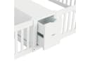 HAUSS SPOLE Kinderbett 90x200 Weiß mit Stauraum und Sicherheitsgitter Bild 4