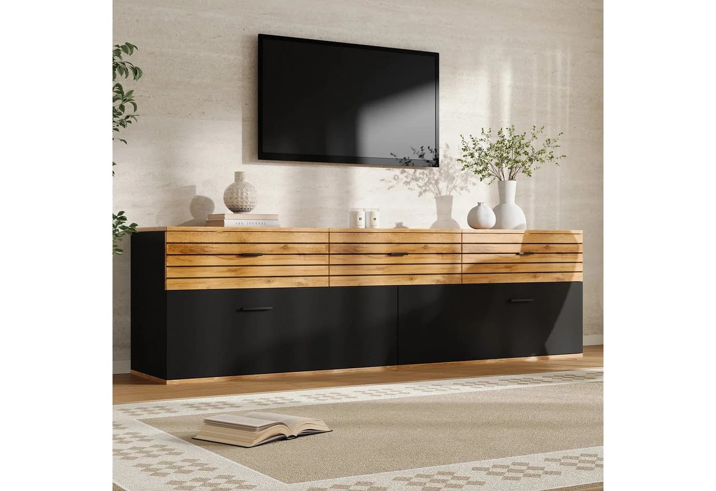 HAUSS SPOLE TV-Schrank 168cm mit Dämpfung und Schubladen - Bild 2