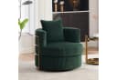 HAUSS SPOLE Loungesessel 360° drehbar Cord Dunkelgrün Bild 2