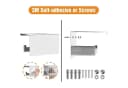 LuxusKollektion Toilettenpapierhalter selbstklebend mit Ablage Edelstahl Silber Bild 3