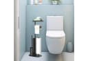 LuxusKollektion Toilettenpapierhalter Edelstahl Stehend Matt Schwarz Bild 4