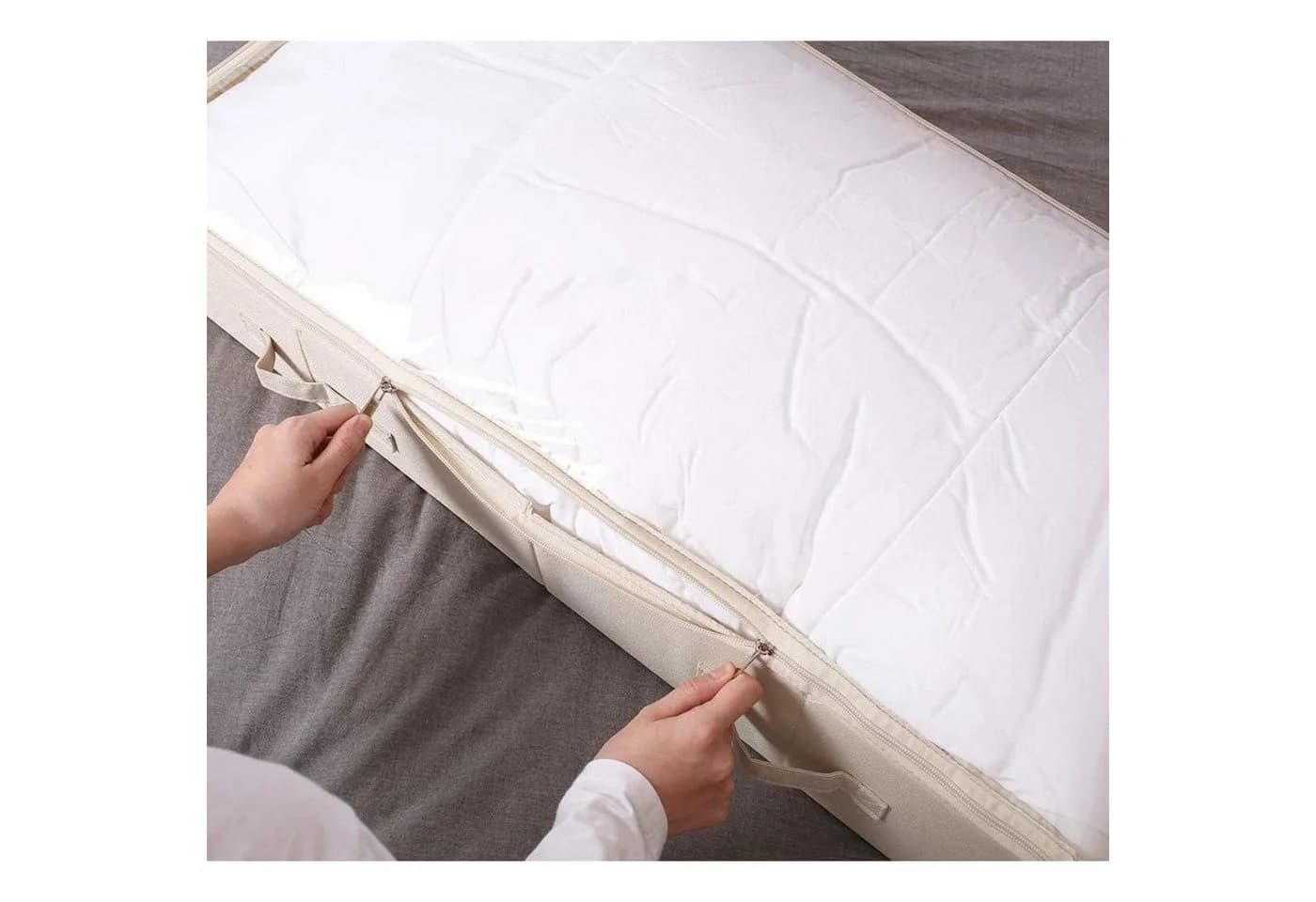 LuxusKollektion Unterbettkommode Aufbewahrungsbox Beige - Bild 4