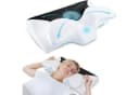 LuxusKollektion Nackenkissen Memory Foam Schwarz Orthopädisch Bild 2