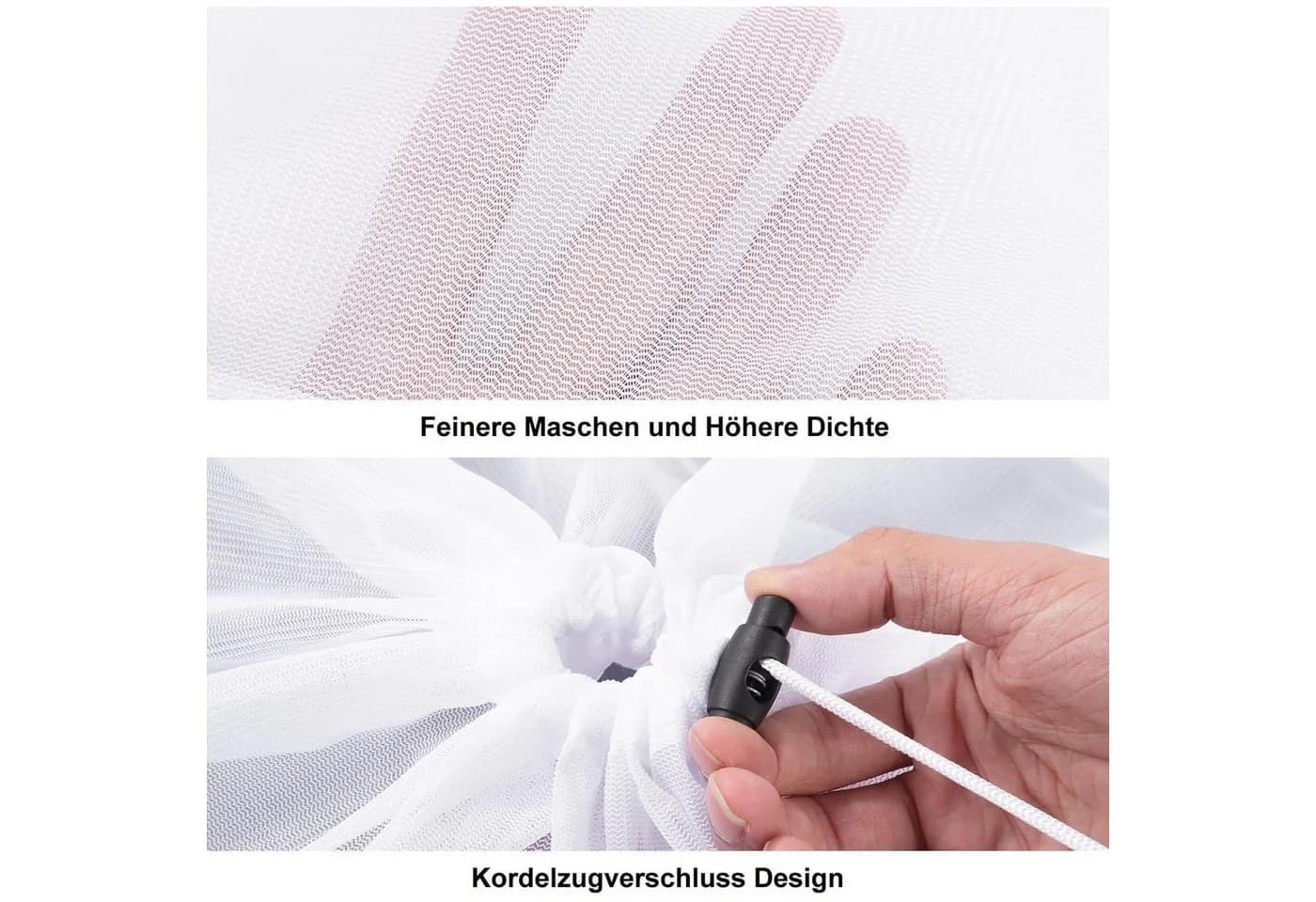 LuxusKollektion Wäschenetz 3er-Set mit Kordelstopper - Bild 4