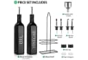 LuxusKollektion Ölspender 2er Set Schwarz Glas 500ml mit Caddy Bild 1