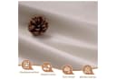 LuxusKollektion Duschvorhang Sandfarben Wasserdicht Polyester Bild 5