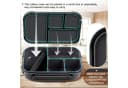 Lunchbox Kinder 1200ml 4 Fächer Dunkelgrau mit Besteck BPA-frei Bild 4