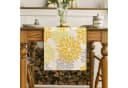 LuxusKollektion Tischläufer Gelb Dahlien Blumen Muster 40x100 cm Bild 1