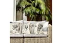 LuxusKollektion Kissenbezug Blumen 50x50 cm 4er Set Leinen Bild 4