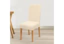 LuxusKollektion Stuhlhussen 6er Set Beige Wasserdicht Elastisch Bild 1
