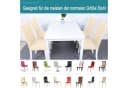 LuxusKollektion Stuhlhussen 6er Set Beige Wasserdicht Elastisch Bild 5
