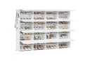 LuxusKollektion Schuhschrank Weiß 16 Fächer 64 Paar Bild 2