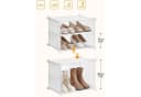 LuxusKollektion Schuhschrank Weiß 16 Fächer 64 Paar Bild 5
