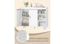 LuxusKollektion Badkommode 2 Türen 3 Ablagen Weiß Modern Bild 5