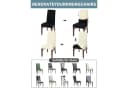 LuxusKollektion Stuhlhusse 2er Set Samt Stretch Senf Bild 5