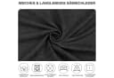 LuxusKollektion Stuhlhussen Schwarz 4er Set Sämischleder Stretch Bild 4