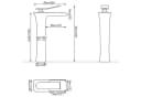 LuxusKollektion Waschtischarmatur Wasserfall Einhandmischer Tall Nickel-Finish Bild 1