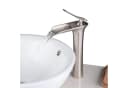 LuxusKollektion Waschtischarmatur Wasserfall Einhandmischer Tall Nickel-Finish Bild 2