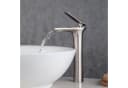 LuxusKollektion Waschtischarmatur Wasserfall Einhandmischer Tall Nickel-Finish Bild 5