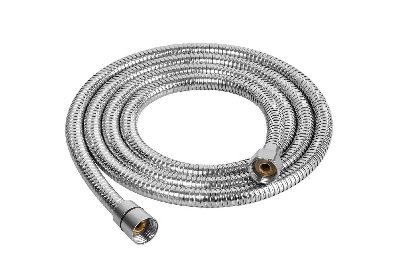 LuxusKollektion Duschschlauch 2m Edelstahl Chrom Verdrehschutz - Bild 2