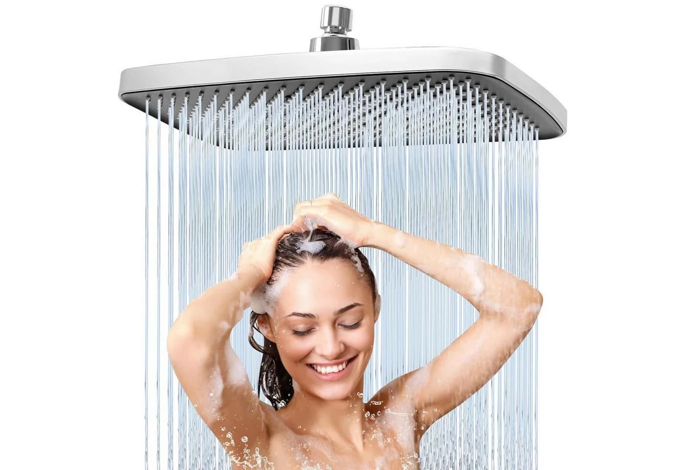 LuxusKollektion Regenduschkopf 12 Zoll Edelstahl 304 Selbstreinigend - Bild 2