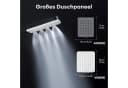LuxusKollektion Regenduschkopf Schwarz 6 Strahlarten Bild 1