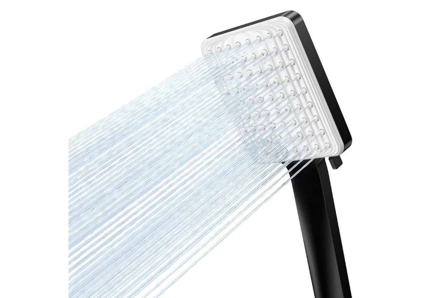 LuxusKollektion Regenduschkopf Schwarz 6 Strahlarten - Bild 2