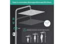 LuxusKollektion Duschsystem Regendusche 30x30 cm Edelstahl Chrom Bild 4