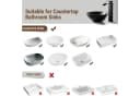 LuxusKollektion Waschtischarmatur Wasserfall Matt-schwarz Bild 5