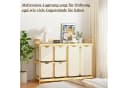 LuxusKollektion Wäschesortierer Bambus 6 Fächer Beige Bild 5