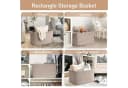 LuxusKollektion Aufbewahrungskorb Braun 65L Baumwollseil Bild 4