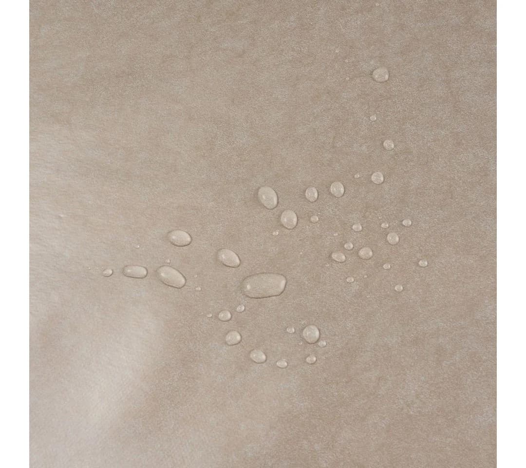 laro Wachstuchtischdecke Uni Cremebeige PVC Eckig