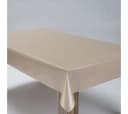 laro Wachstuchtischdecke Uni Cremebeige PVC Eckig Bild 3
