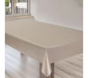 laro Wachstuchtischdecke Uni Cremebeige PVC Eckig Bild 4