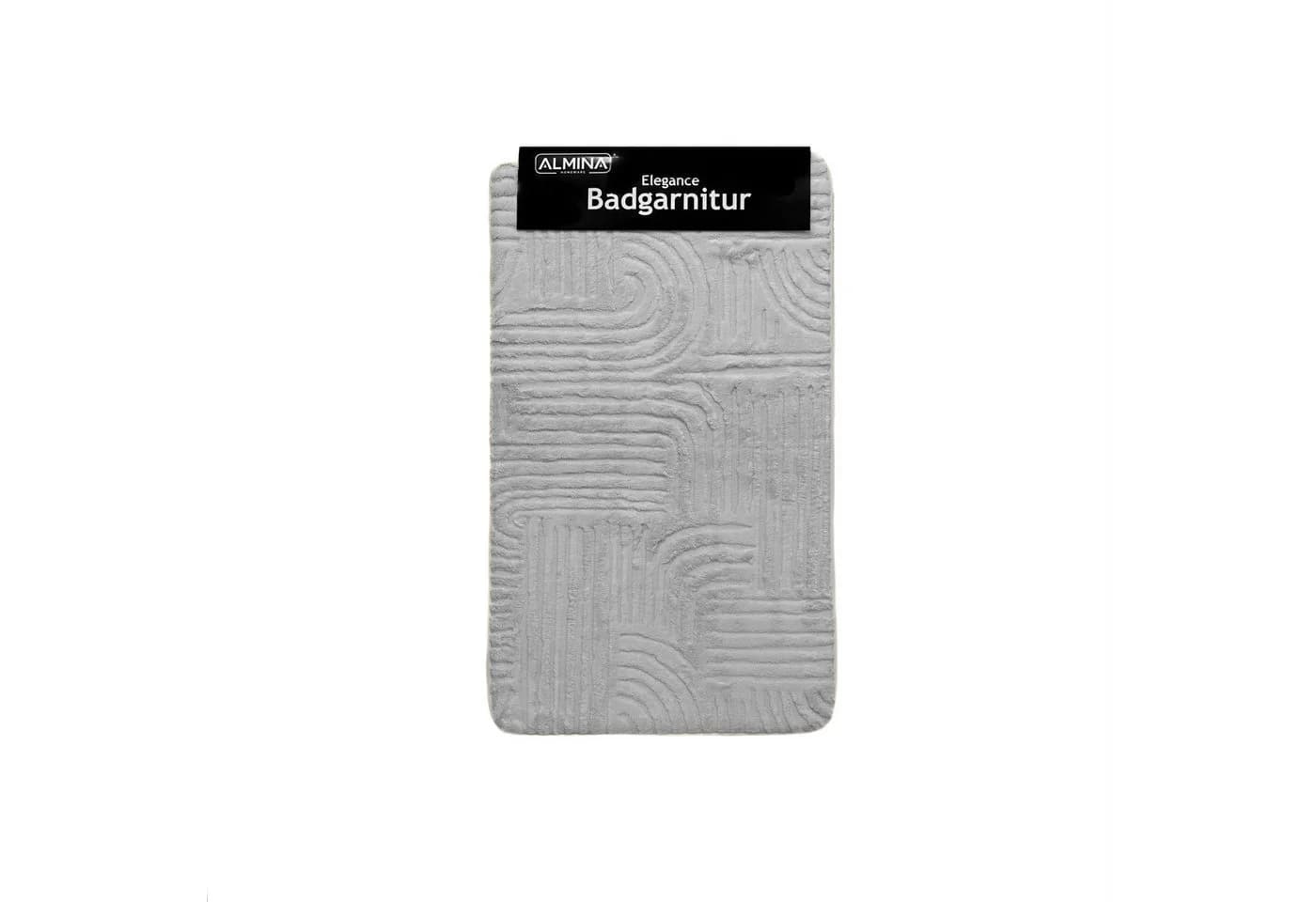 Almina Badematte WC-Set Elegance 2-teilig Polyester - Bild 5