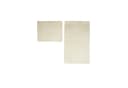 Almina Badematte Elegance WC-Set Geometrisch Beige/Weiß Bild 2