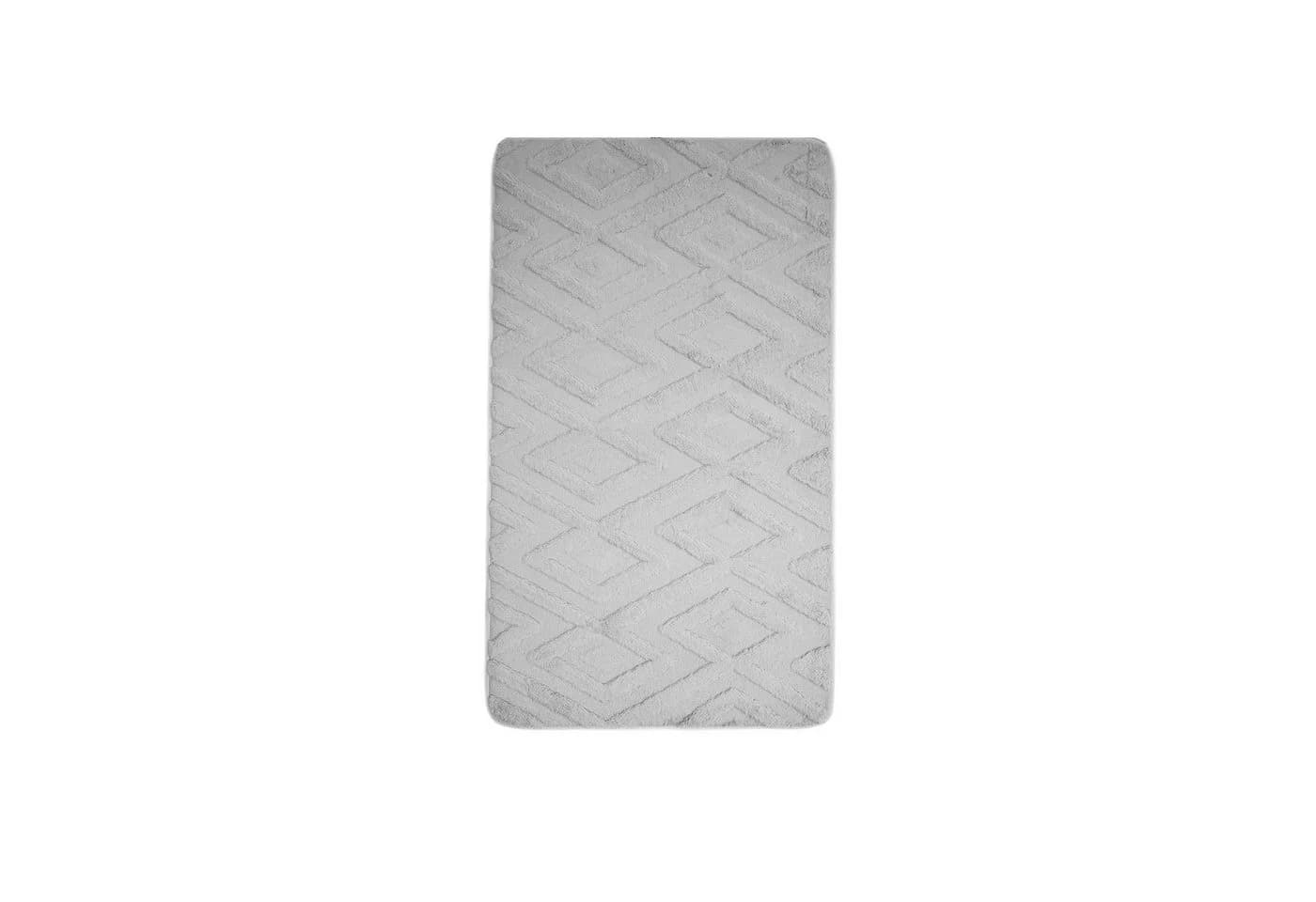 Almina Badematte Elegance WC-Set Grau Diamant-Jacquard - Bild 3