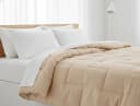 Cheffinger Microfaserbettdecke Steppdecke 4 Jahreszeiten Taupe Bild 3