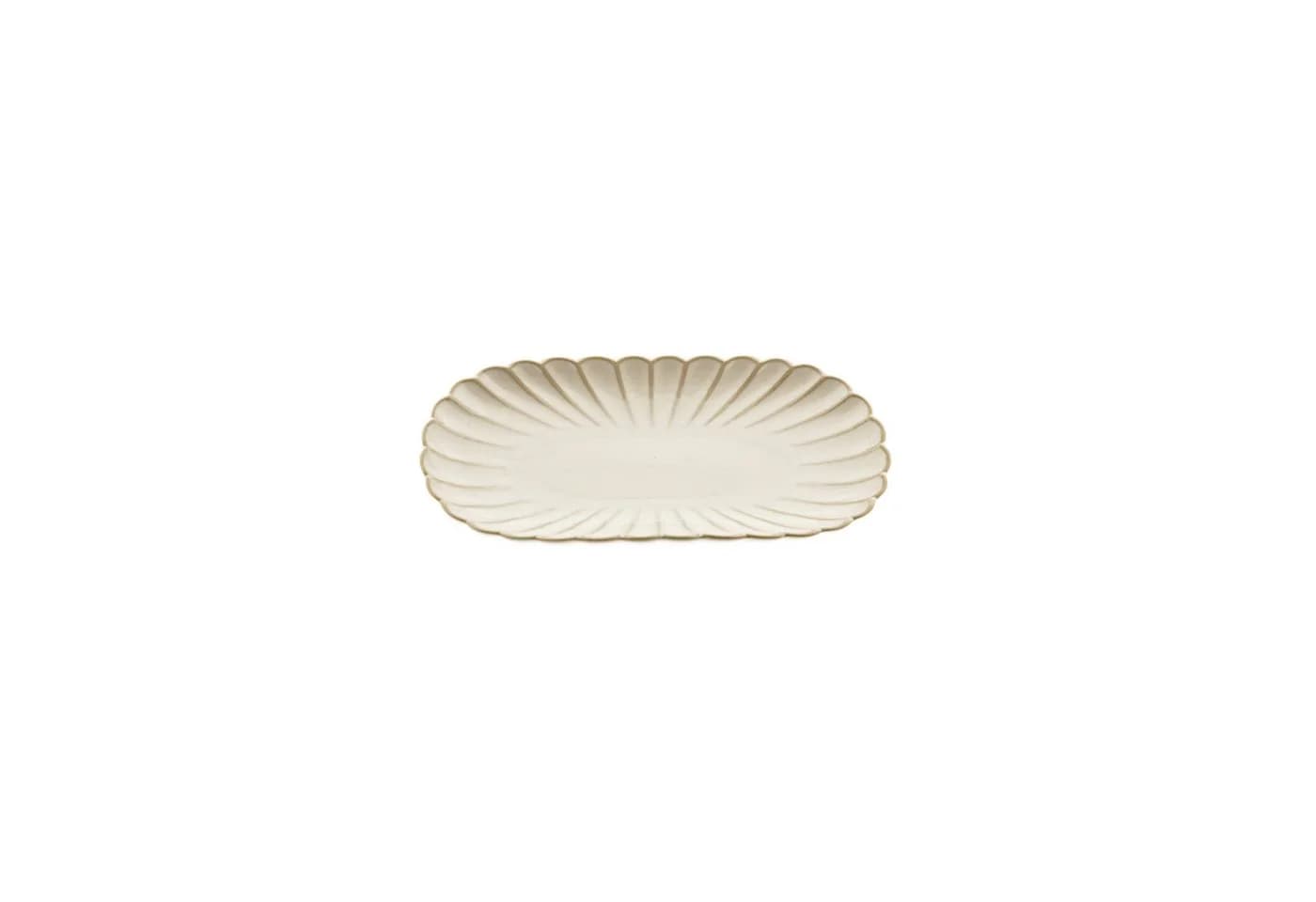 Almina Servierplatte Bloomy 2-tlg. Porzellan Floral Creme - Bild 3
