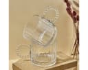 Almina Pearly Gläser-Set mit Henkel 300 ml 6-teilig Transparent Bild 3