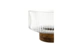 Almina Terra Bowl Grande Glasschale mit Akazienholz Bild 3