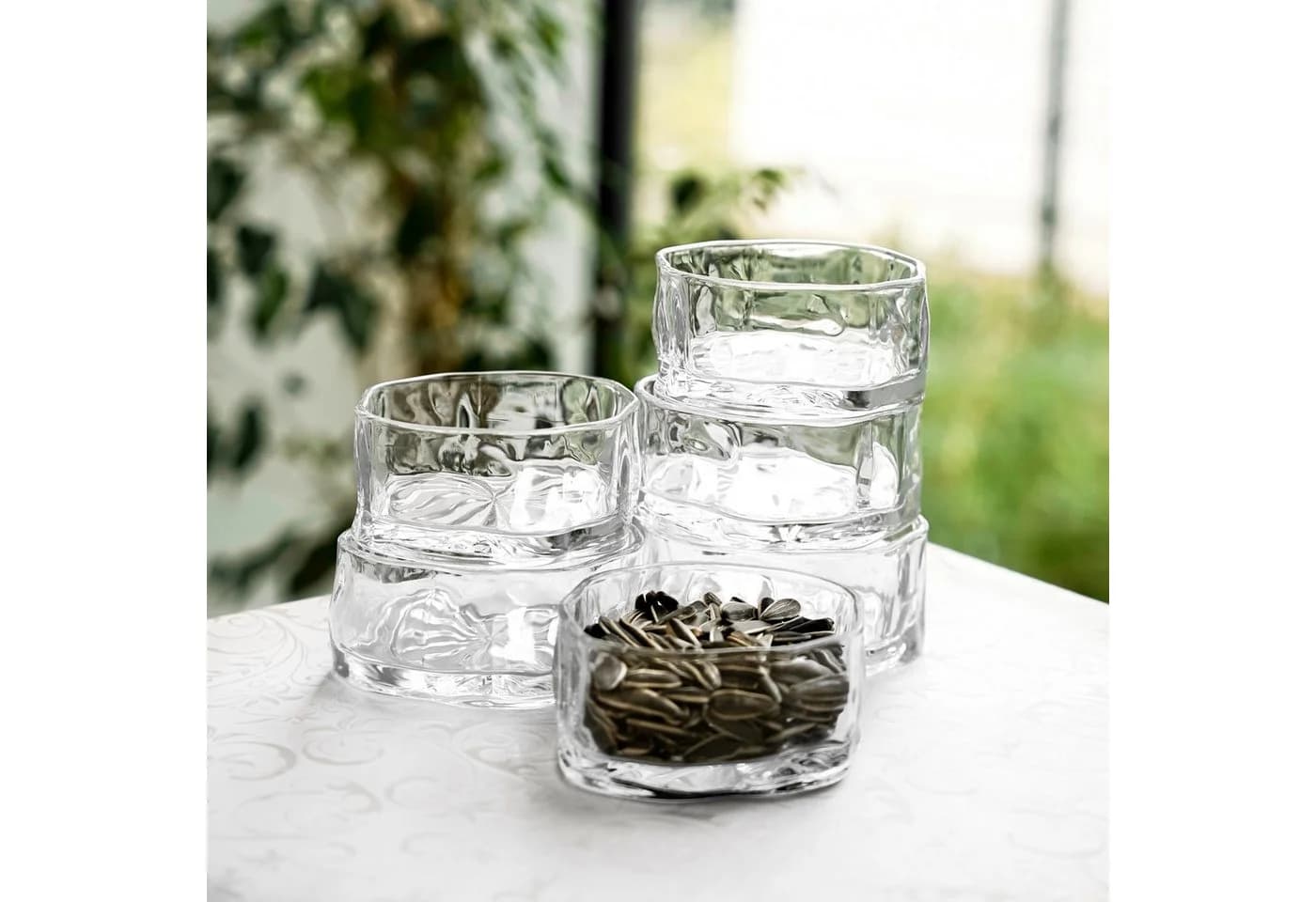 Almina Glasschalen 6-teilig Artic Buccia Transparent - Bild 3