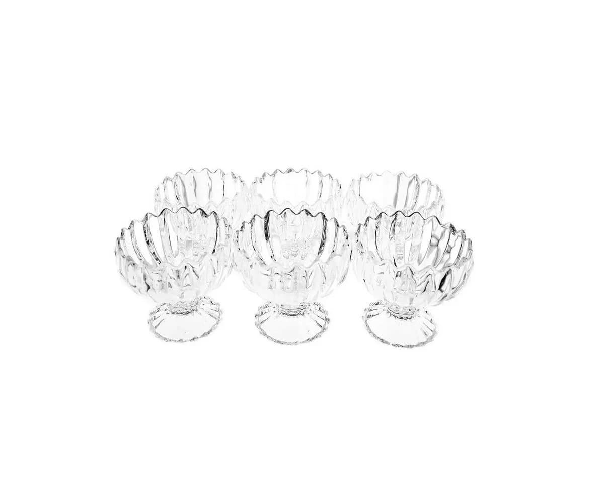 Almina La Fiore Corta Glasschale mit Fuß 150 ml 6-tlg. Dessertschale