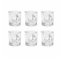 Almina Gläser-Set Artic Terra Piccolo 6-tlg. 60 ml Glas Relief-Optik Bild 5