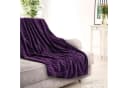 Wohndecke Mikrofaser 150x200 cm Violett Anti-Pilling Five Stars United Bild 5