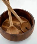 COFI 1453 Salatbesteck Akazie Luno 2-tlg. Braun Bild 1