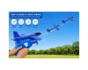 R2 Invest Schaumstoff Gleitflugzeug mit Launcher Bild 1