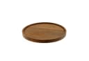 Almina Servierglocke mit Holzteller Glas Naturholz Bild 4